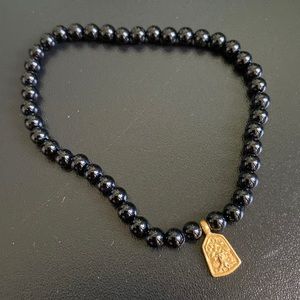 Satya Jewelry onyx tree of life bracelet